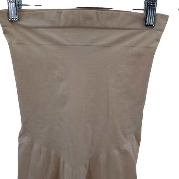 Spanx Pull On High Waisted Full Stomach Shorts Shaper Size 1X Shapewear Beige - Picture 2 of 8